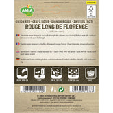 Hectarul - Seminte Ceapa Rosie "Long de Florence" BIO AMIA 1gr